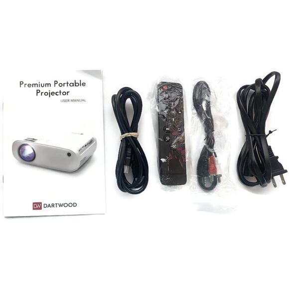 Dartwood Premium Portable Home Projector New in Box Wassenstein - Picture 12 of 13